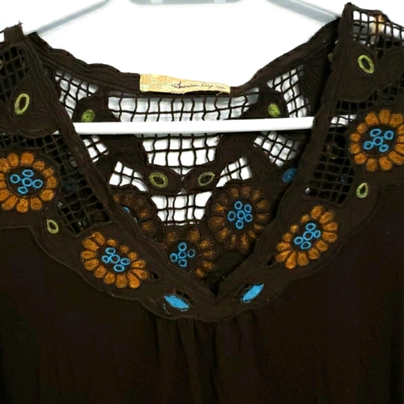 Brown American Rag T-Shirt - Picture 2 of 4